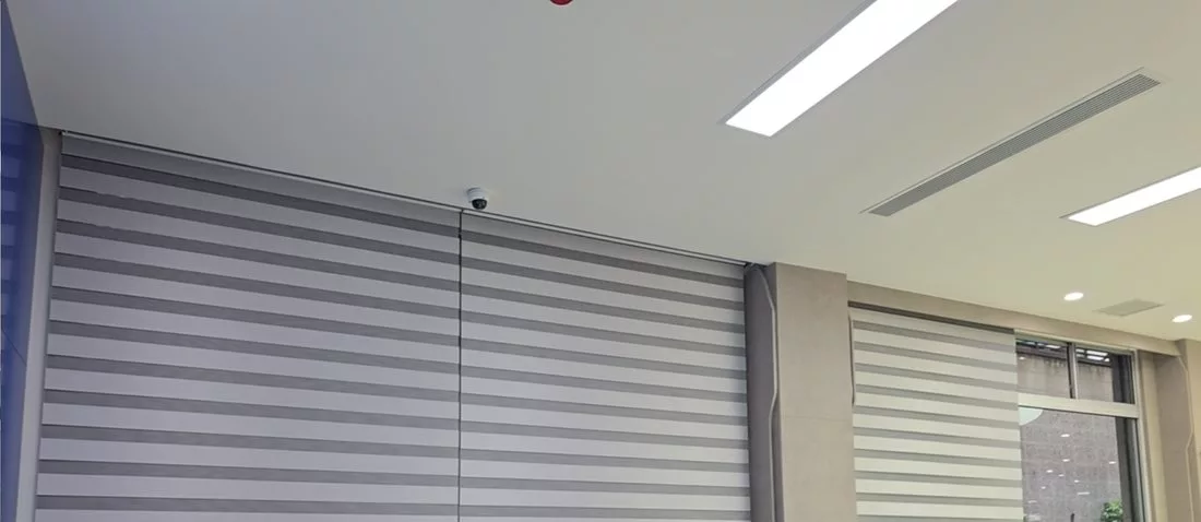 Zebra blinds installed at a VietinBank transaction office, 79A Ham Nghi, District 1